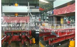 <b>YW32-100t液壓機(jī)（帶移動(dòng)工作臺(tái)）成功試機(jī)</b>