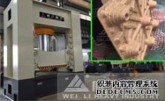 <b>新型植物纖維復(fù)合托盤模壓機——800噸液壓機</b>